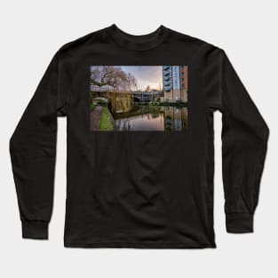 Carrow Road Bridge over the River Wensum, Norwich Long Sleeve T-Shirt